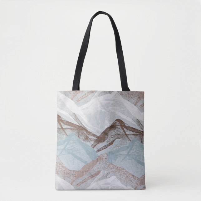 Abstract pattern tote bag (Front)
