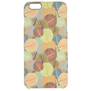 Abstract pattern clear iPhone 6 plus case