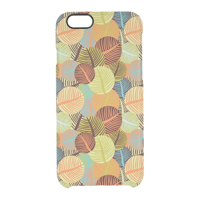 Abstract pattern uncommon iPhone case (Back)