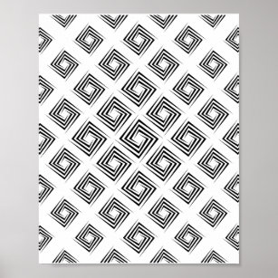 abstract pattern vector modern poster