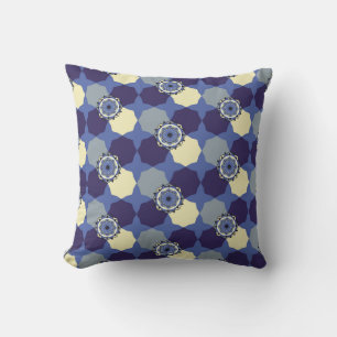 Abstract pattern with classic Arabic elementsabstr Throw Pillow