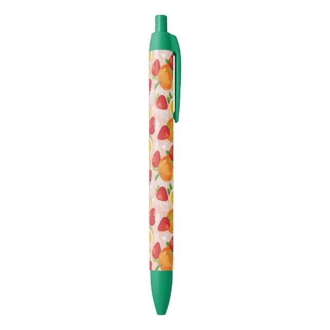 Abstract pattern with strawberry pen (Bottom (Vertical))