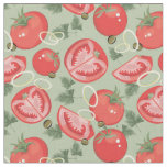 Abstract pattern with tomato fabric