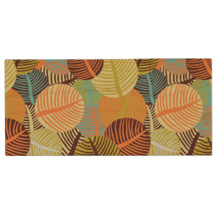 Abstract pattern wood flash drive