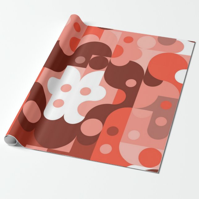 Abstract pattern wrapping paper (Unrolled)