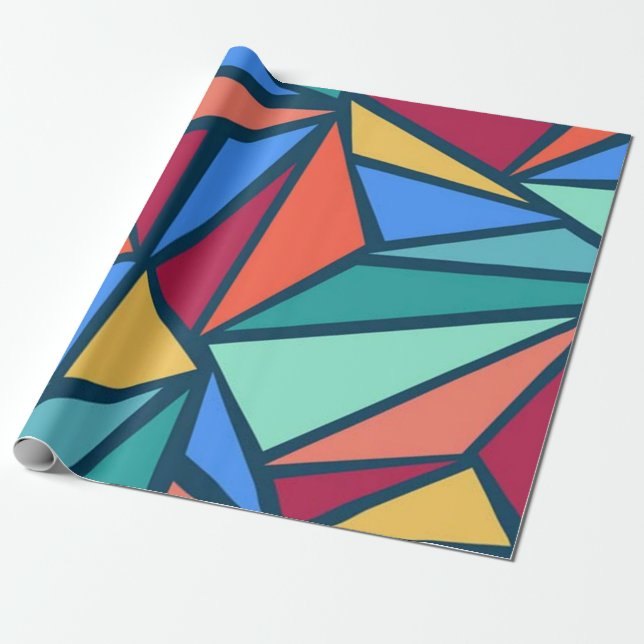 Abstract pattern wrapping paper (Unrolled)