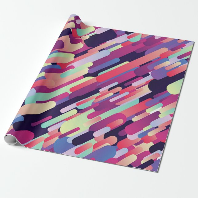 Abstract pattern wrapping paper (Unrolled)