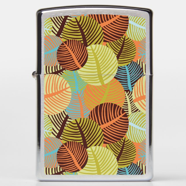 Abstract pattern zippo lighter (Front)