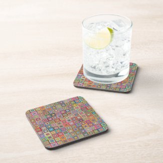 Abstract Patterned Coaster