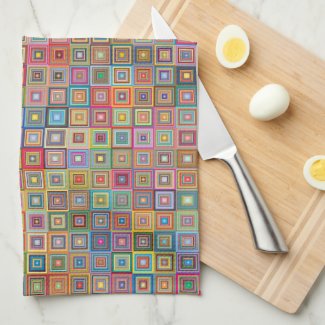 Abstract Patterned Kitchen Towel