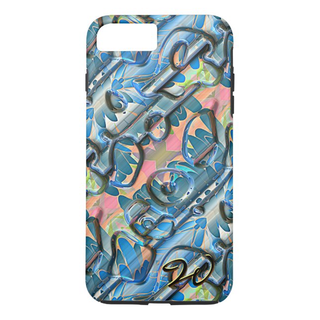 Abstract Patterns 13A-B Options Case-Mate iPhone Case (Back)