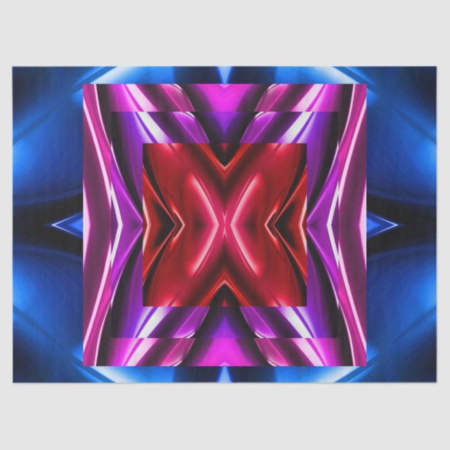Abstract Patterns 62 A-D Options Tissue Paper (Front)