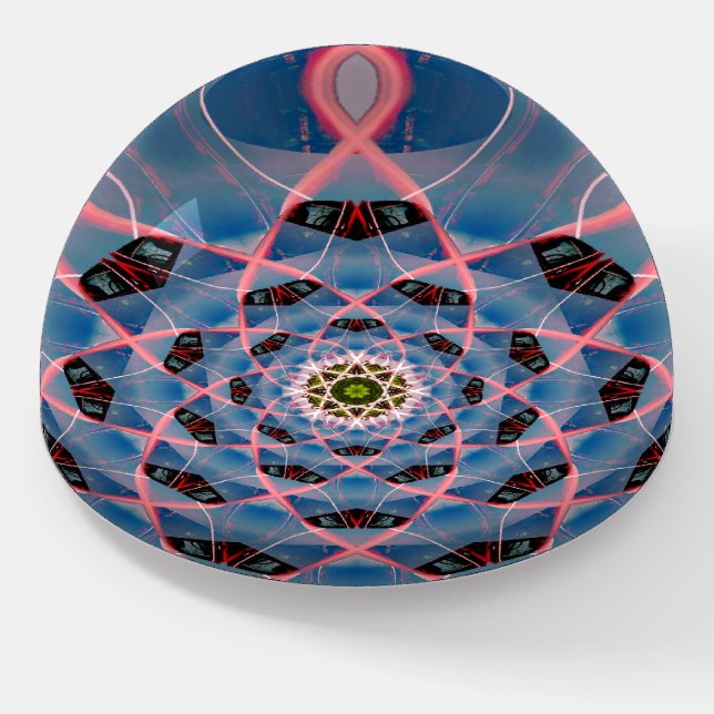 Abstract Patterns |  Mandala Paperweight (Angled)