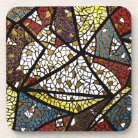 Abstract Peace Dove Coaster
