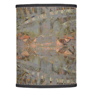 Abstract Peach Glow Lamp Shade
