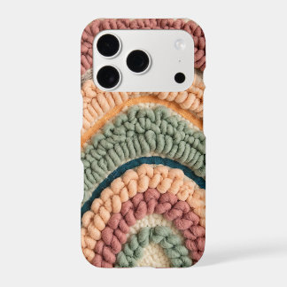 Abstract Peach Sage Teal Arch iPhone Cases