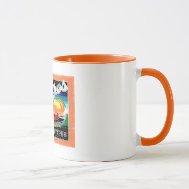 Abstract Peaches Mug (Right)
