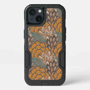 Abstract Peacock Feather Pattern iPhone 13 Case