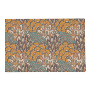 Abstract Peacock Feather Pattern Placemat