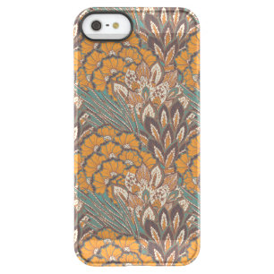 Abstract Peacock Feather Pattern Permafrost iPhone SE/5/5s Case