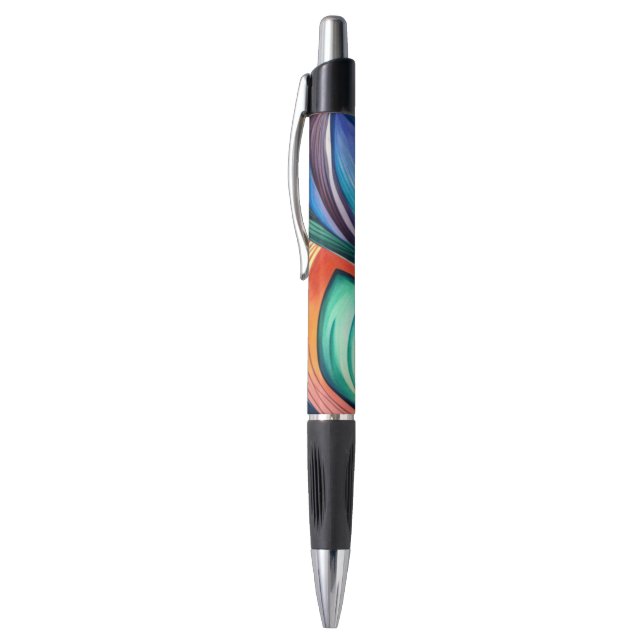 Abstract Peacock Pen (Top (Vertical))