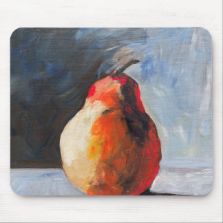 Abstract Pear Mouse Pad