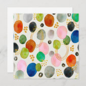 Abstract Pebble Gold Glitter Art (Front/Back)