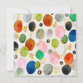 Abstract Pebble Gold Glitter Art (Front)