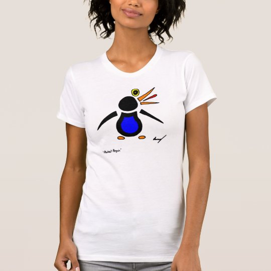 Abstract Penguin Womens Tank Top