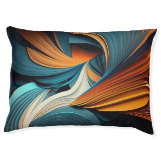abstract pet bed