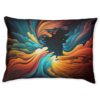 abstract pet bed