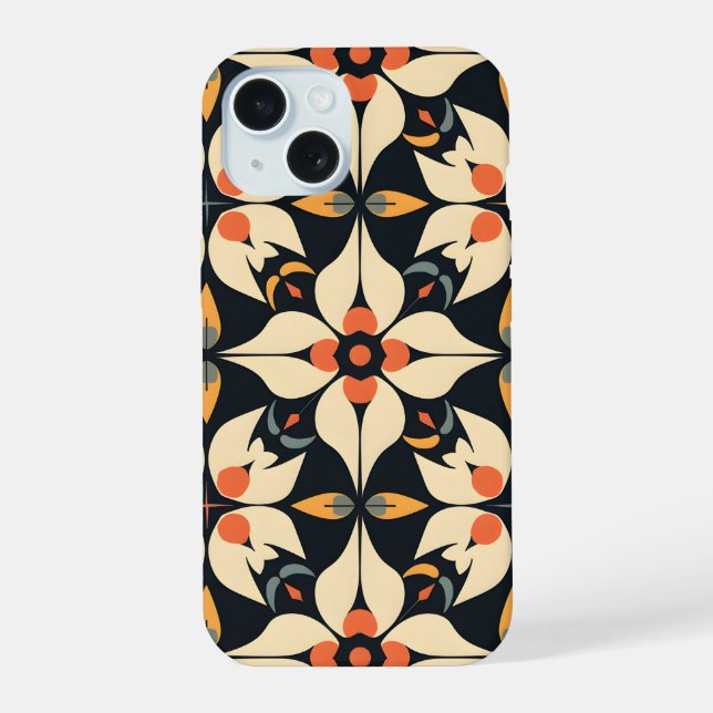 Abstract Petal Symphony Iphone Case (Back)