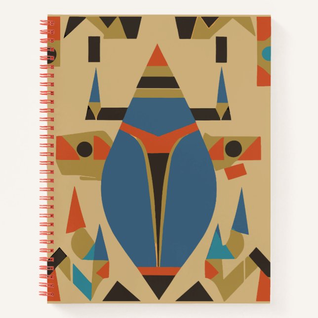 Abstract pharaonic art notebook (Front)