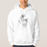 Abstract Phone Addict Sketch Hoodie
