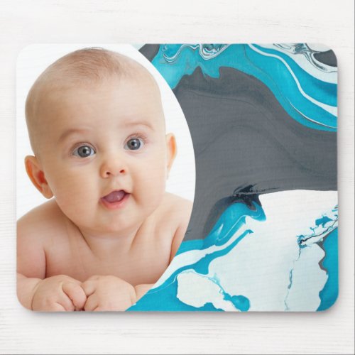Abstract Photo Frame   Mouse Pad