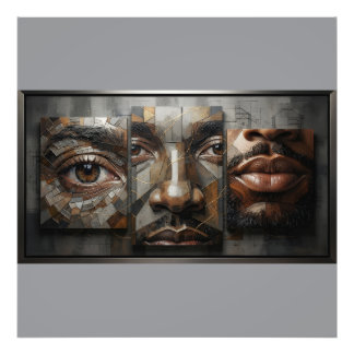 Abstract photo print