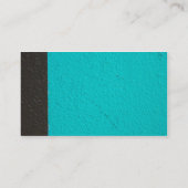 abstract photograph business card (Back)