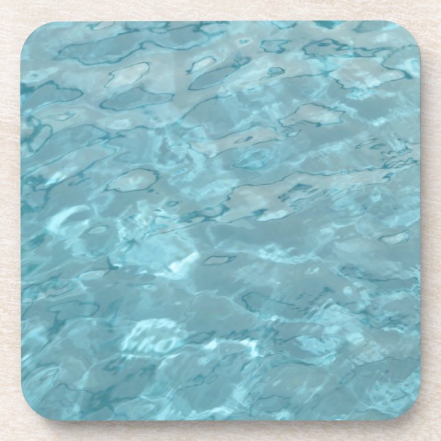 Abstract Photography Aqua Swimming Pool Water Drink Coaster (Front)