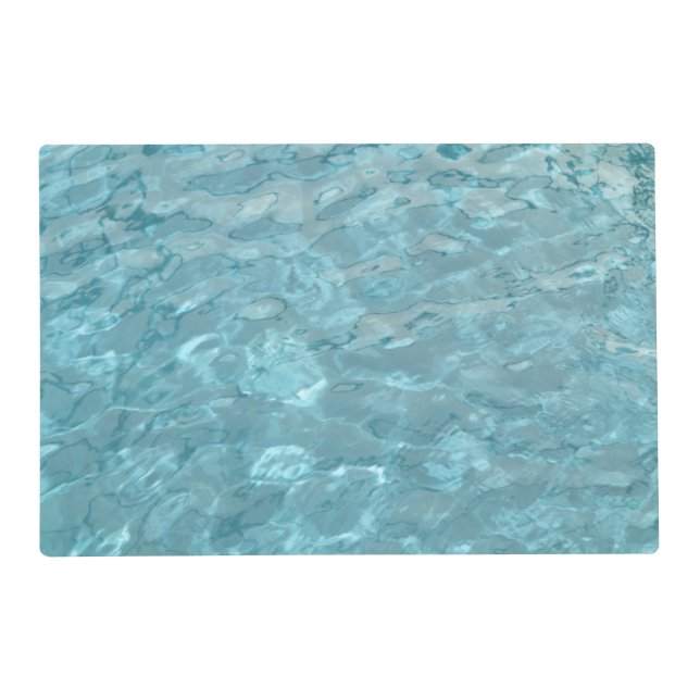 Abstract Photography Aqua Swimming Pool Water Placemat (Front)