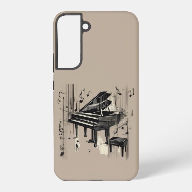 Abstract Piano Art Samsung Galaxy Case (Back)