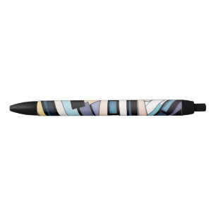Abstract piano keys artwork pen