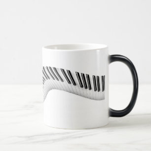 Abstract Piano Keys Morphing Mug