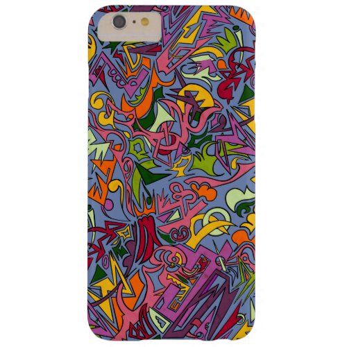 Abstract Picasso Style Barely There iPhone 6 Plus Case
