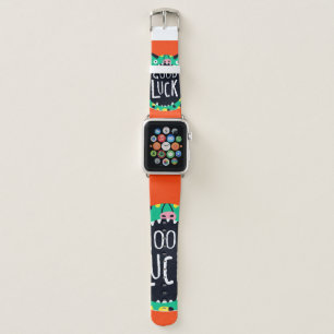 Abstract pig good luck apple watch band