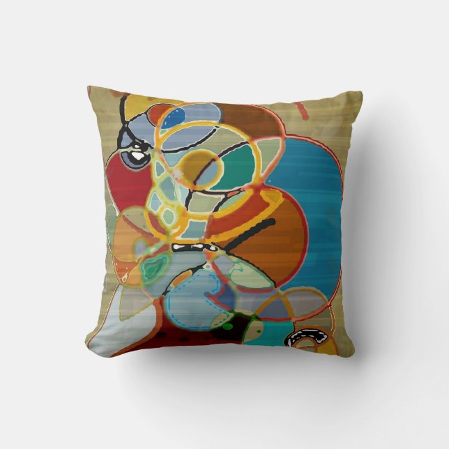 Abstract Pillow (Front)