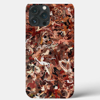 Abstract Pine Needles iPhone 13 Pro Max Case