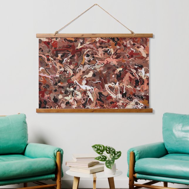 Abstract Pine Needles Hanging Tapestry (Living Room)