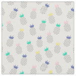 Abstract Pineapples Fabric