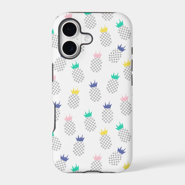 Abstract Pineapples Iphone Case (Back)