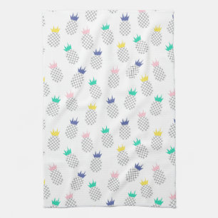 Abstract Pineapples Kitchen Towel